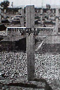 Fred Grave in Catania War Cemetery