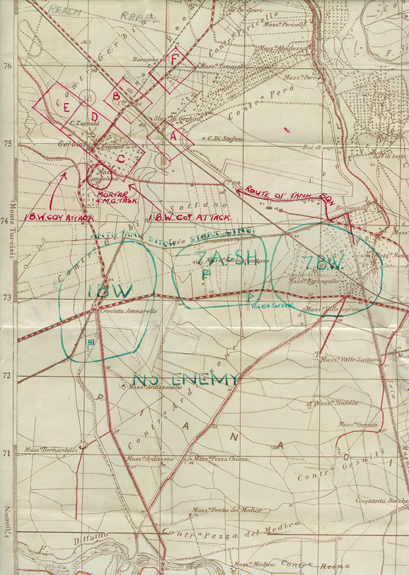 Map of Gerbini Attack